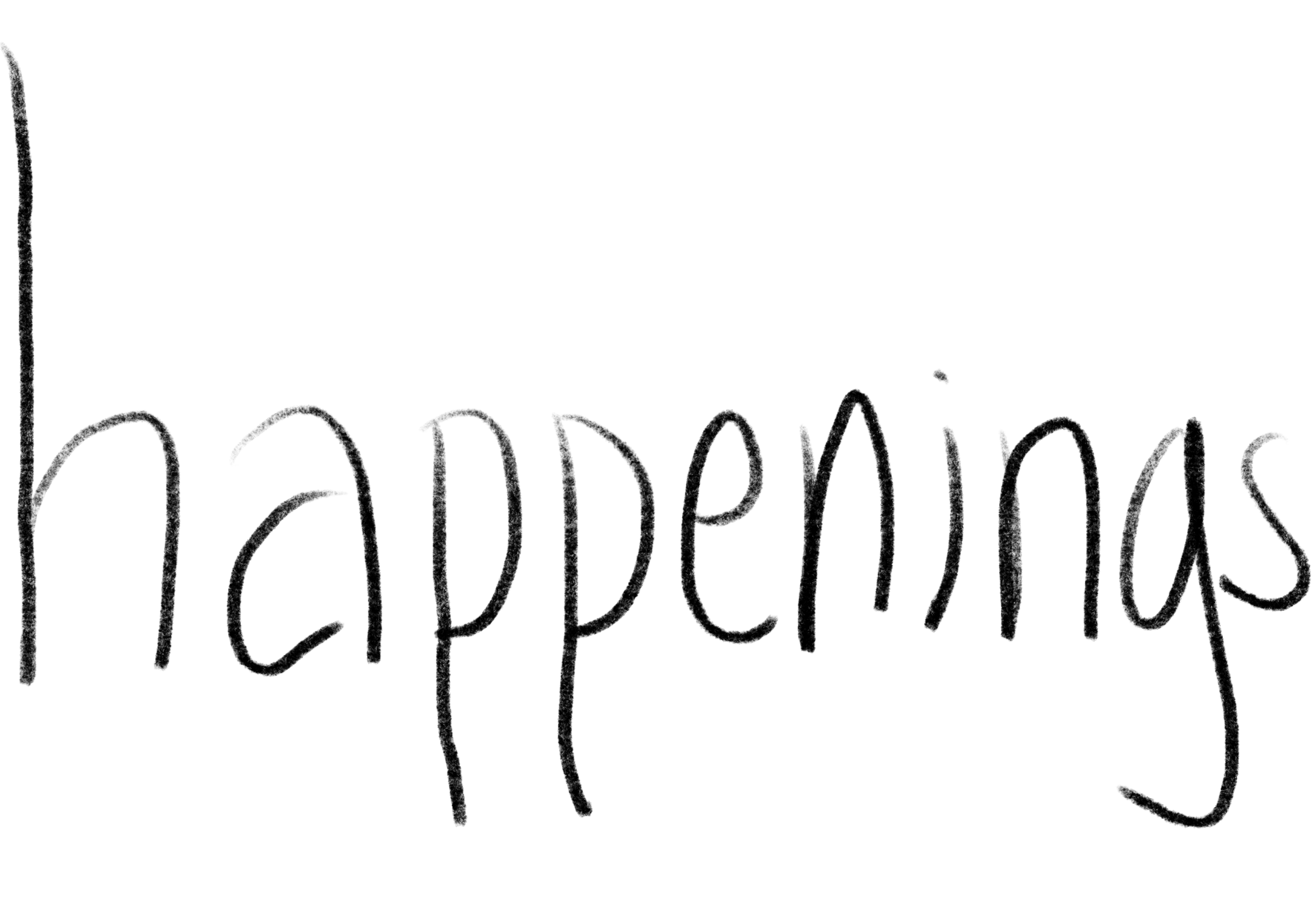 happenings in handwriting