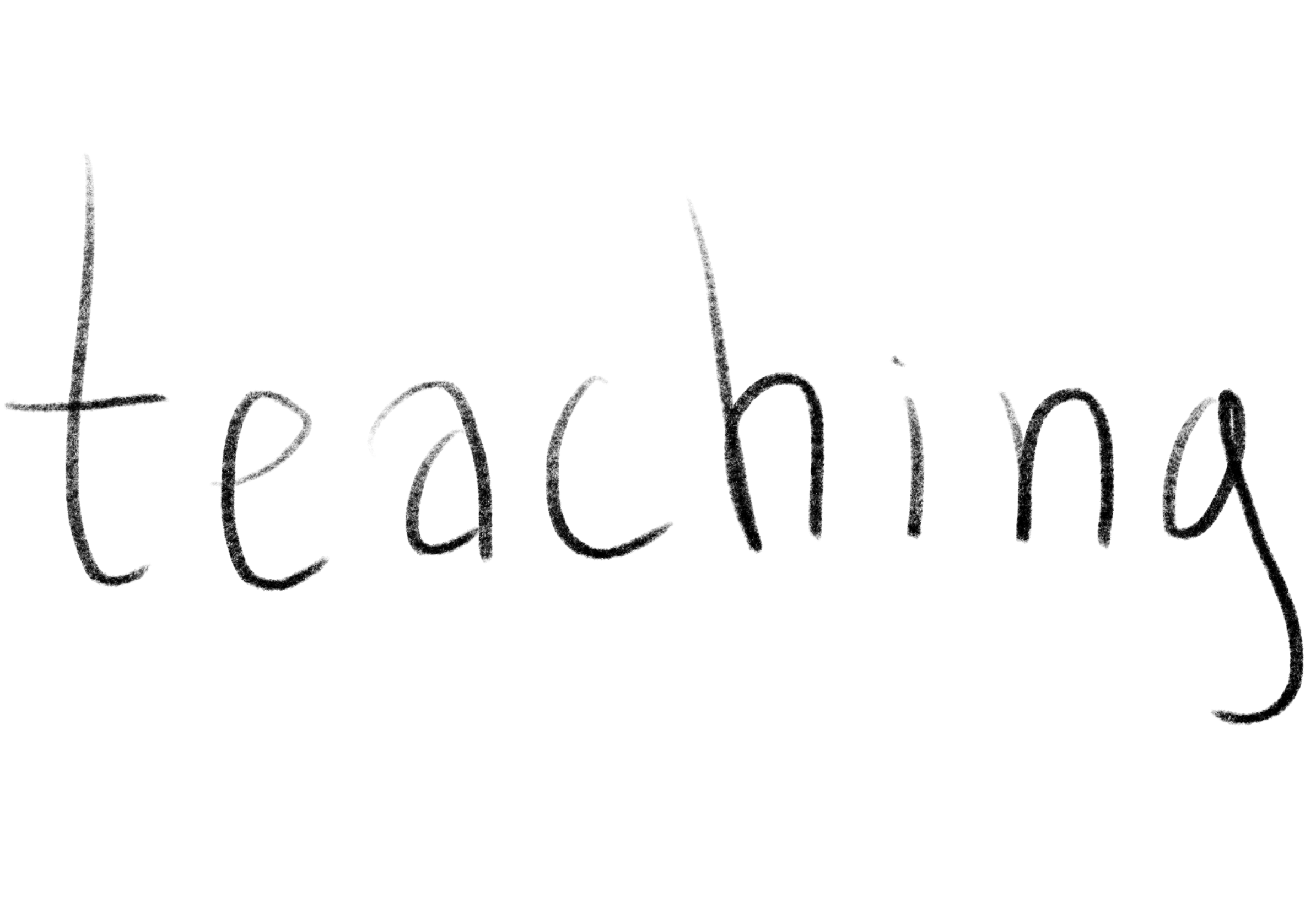 teaching in handwriting