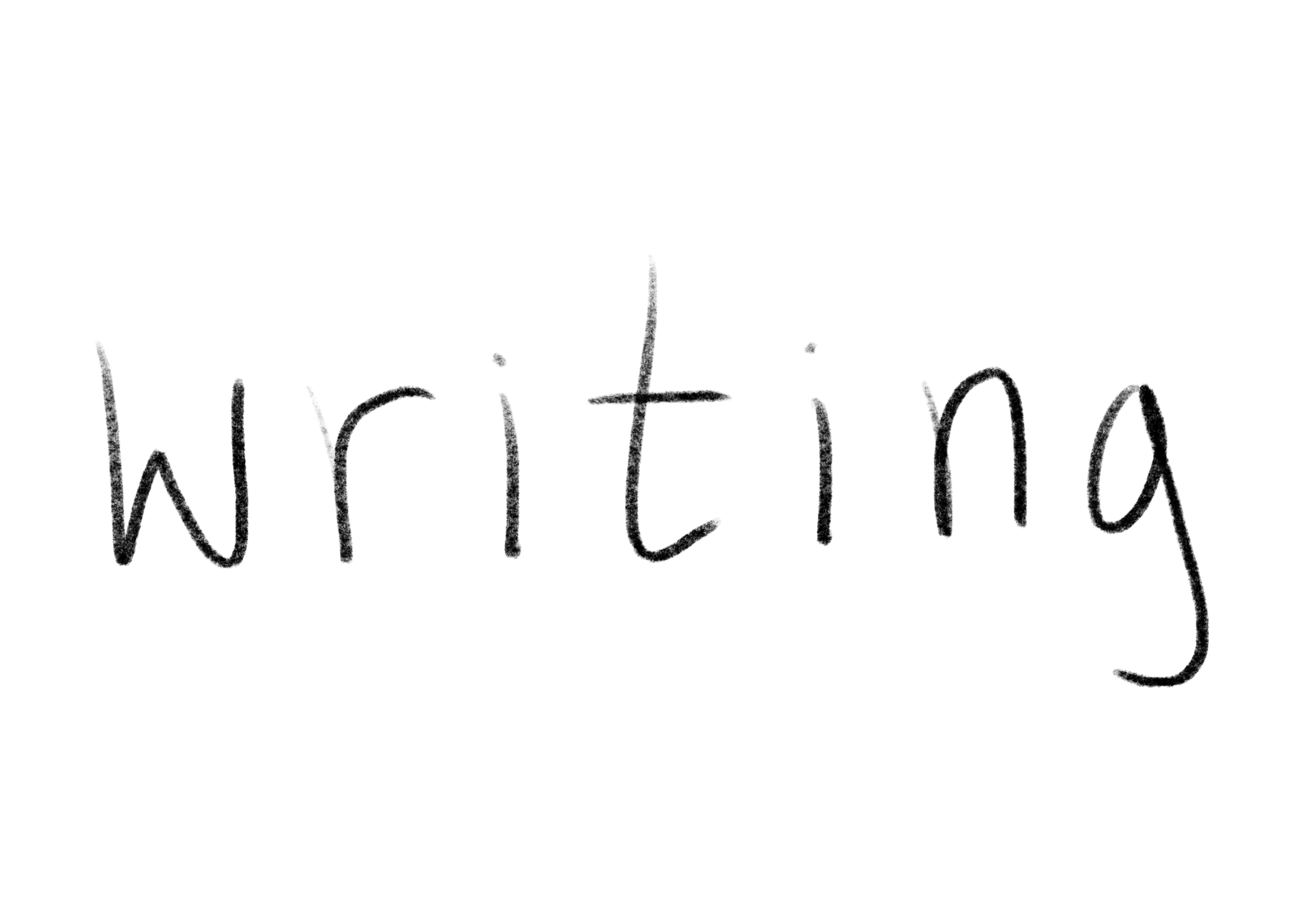 writing in handwriting